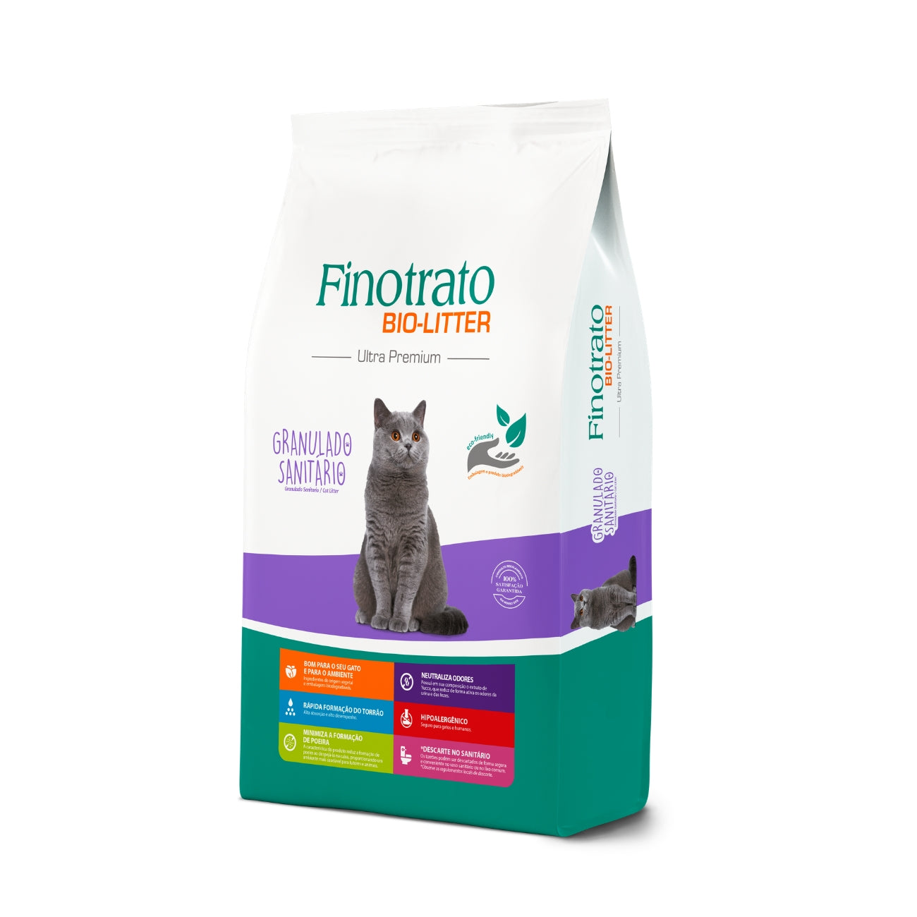 Finotrato Bio-Litter Granulado Sanitario para Gatos - 2kg