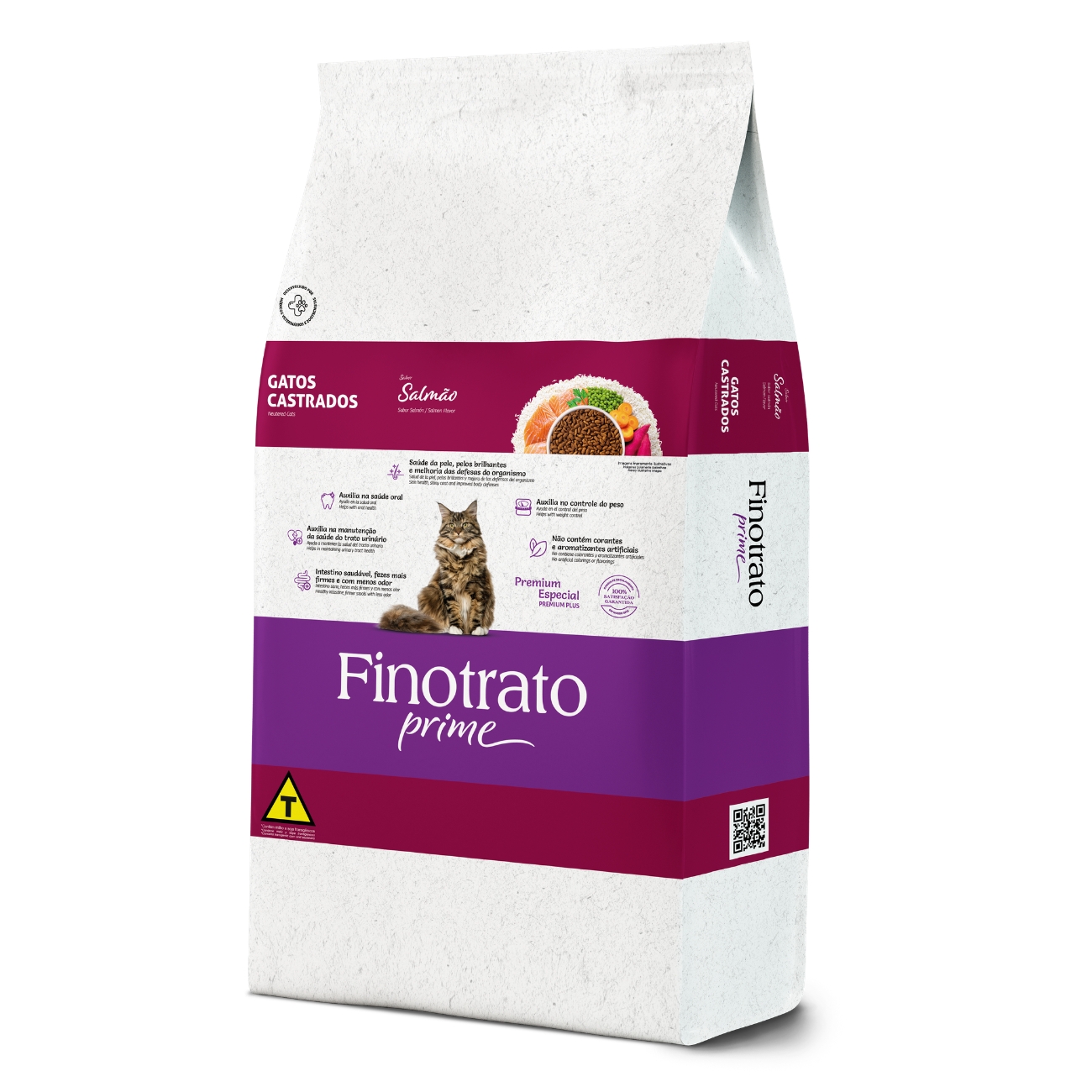 Finotrato Prime Gatos Castrados Sabor Salmón - 10kg